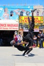 Dancing street crew on Venice beach California