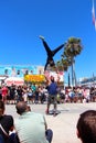 Dancing street crew on Venice beach California