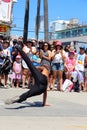 Dancing street crew on Venice beach California