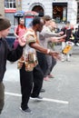 Dancing in the street at the Extinction Rebellion Party