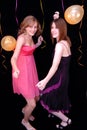 Dancing teens at party Royalty Free Stock Photo
