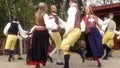 Dancing a Traditional Swedish Folk Polska Slow Motion