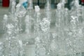 Dancing water features at a park in Detroit