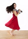 Dancing woman Royalty Free Stock Photo