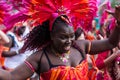 Dancing woman on carnival