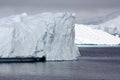 Iceberg in bay on the Danco Coast in Antarctica Royalty Free Stock Photo