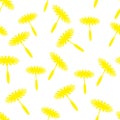 Dandelion background.seamless pattern Royalty Free Stock Photo