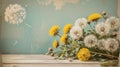 Dandelion Flower Arrangement: Perfect for Invitation Cards and HD Wallpaper