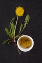 Dandelion root tea. Royalty Free Stock Photo