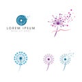 Dandelion vector icon design Royalty Free Stock Photo