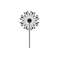 Dandelion vector icon design