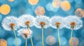 Dandelion Dreams: A Field of Wishes Royalty Free Stock Photo