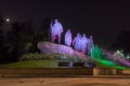 Dandi March Statue in New Delhi, India Royalty Free Stock Photo