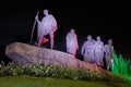 Dandi March Statue in New Delhi, India Royalty Free Stock Photo