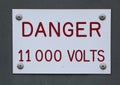 Danger 11000 Volts