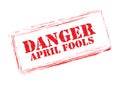 Danger April Fools stamp