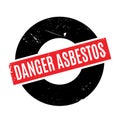 Danger Asbestos rubber stamp