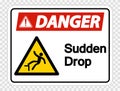symbol Danger Authorized Personnel Only Sign on transparent background Royalty Free Stock Photo