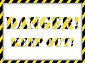 Danger! background