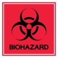 Danger BioHazard Symbol Sign, Vector Illustration, Isolate On White Background Label. EPS10 Royalty Free Stock Photo