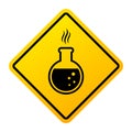 Danger chemicals warning sign