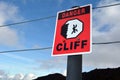 Danger Cliff Royalty Free Stock Photo