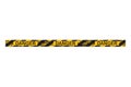 Danger construction or police stop line. Yellow Warning Tape. Vector illustration.