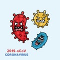 Danger Corona Virus Illustration Vector