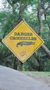 Danger Crocodiles sign