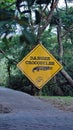 Danger Crocodiles sign