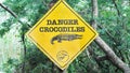 Danger Crocodiles sign