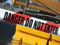 Danger Do not Enter sign Royalty Free Stock Photo