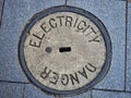 Danger Electricity Manhole Cover