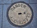 Danger Electricity Manhole Cover