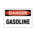 Danger fuel gasoline flammable gas icon. Gasoline liquid sign warning. Royalty Free Stock Photo
