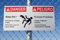Danger Hazardous Voltage Sign