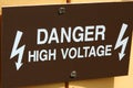 Danger - High Voltage Royalty Free Stock Photo