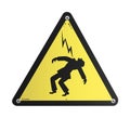 Danger High Voltage panel Royalty Free Stock Photo