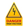 Danger High Voltage Sign