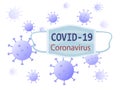 Danger of infection with coronavirus. Protect yourself and others - wear a medical mask. To protect against viral diseases, enviro