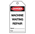Danger Machine Waiting Repair Tag Symbol Sign,Vector Illustration, Isolate On White Background Label. EPS10 Royalty Free Stock Photo