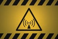 Danger non-ionizing radiation sign