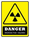 Danger radiation-active icon