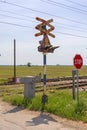 Danger Railway Crossing Royalty Free Stock Photo