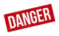 Danger Rubber Stamp. Red Danger Rubber Grunge Stamp Seal Vector Illustration - Vector Royalty Free Stock Photo