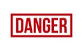 Danger Rubber Stamp. Red Danger Rubber Grunge Stamp Seal Vector Illustration - Vector Royalty Free Stock Photo