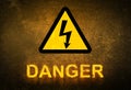 Danger sign Royalty Free Stock Photo