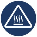 Danger sign half Glyph Style vector icon which can easily modify or edit Royalty Free Stock Photo