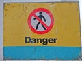 Danger signage