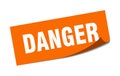 danger sticker.